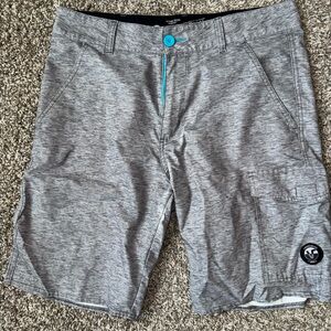 Vans Vanphibian Series Gray and Black Swim/Board Shorts
